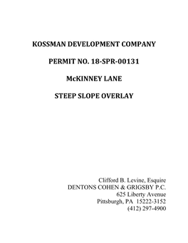 Kossman Development Company