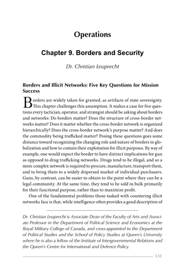 Borders & Security