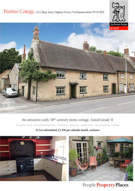 An Attractive Early 18Th Century Stone Cottage, Listed Grade II