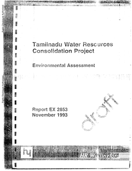 Tamilnadu Water Resources J Consolidation Project