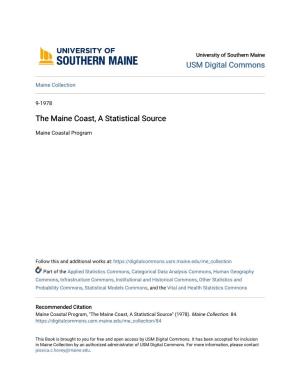 The Maine Coast, a Statistical Source