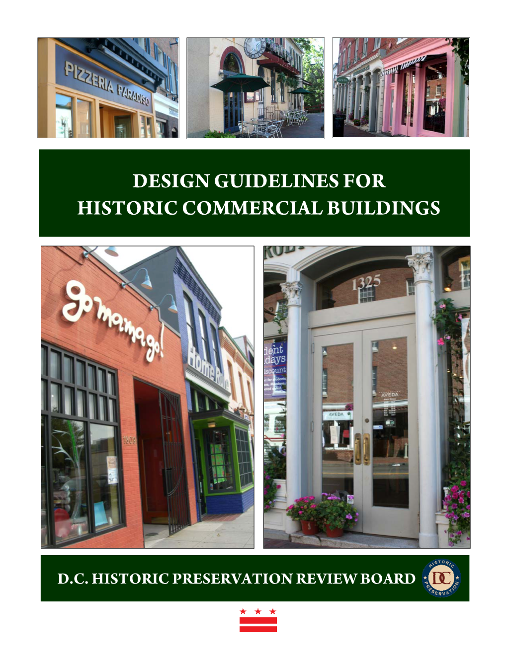 Design Guidelines for Historic Commercial Buildings