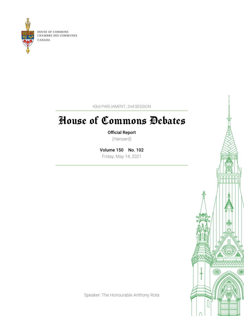 Debates of the House of Commons