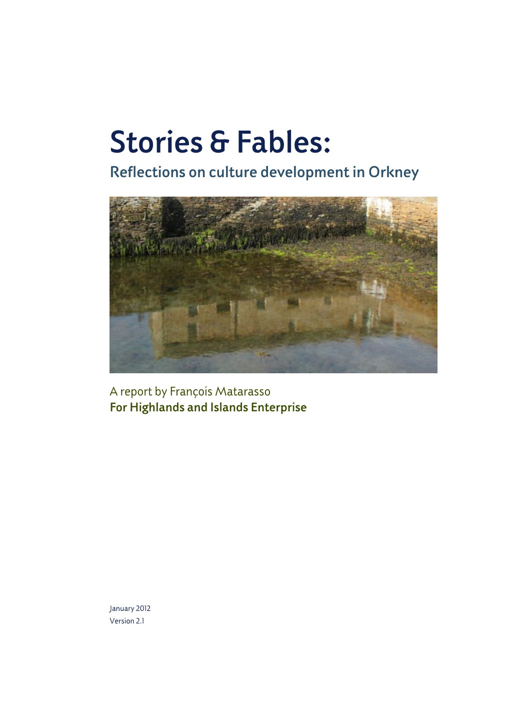 Stories and Fables, Reflections on Culture Development in Orkney 2 | 89