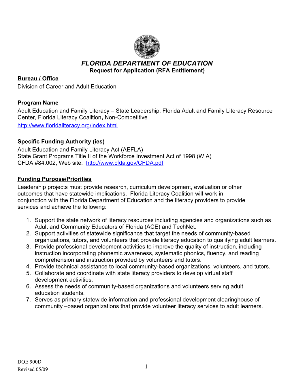 Florida Department of Education s10