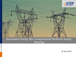 Computational Model for Energy Planning