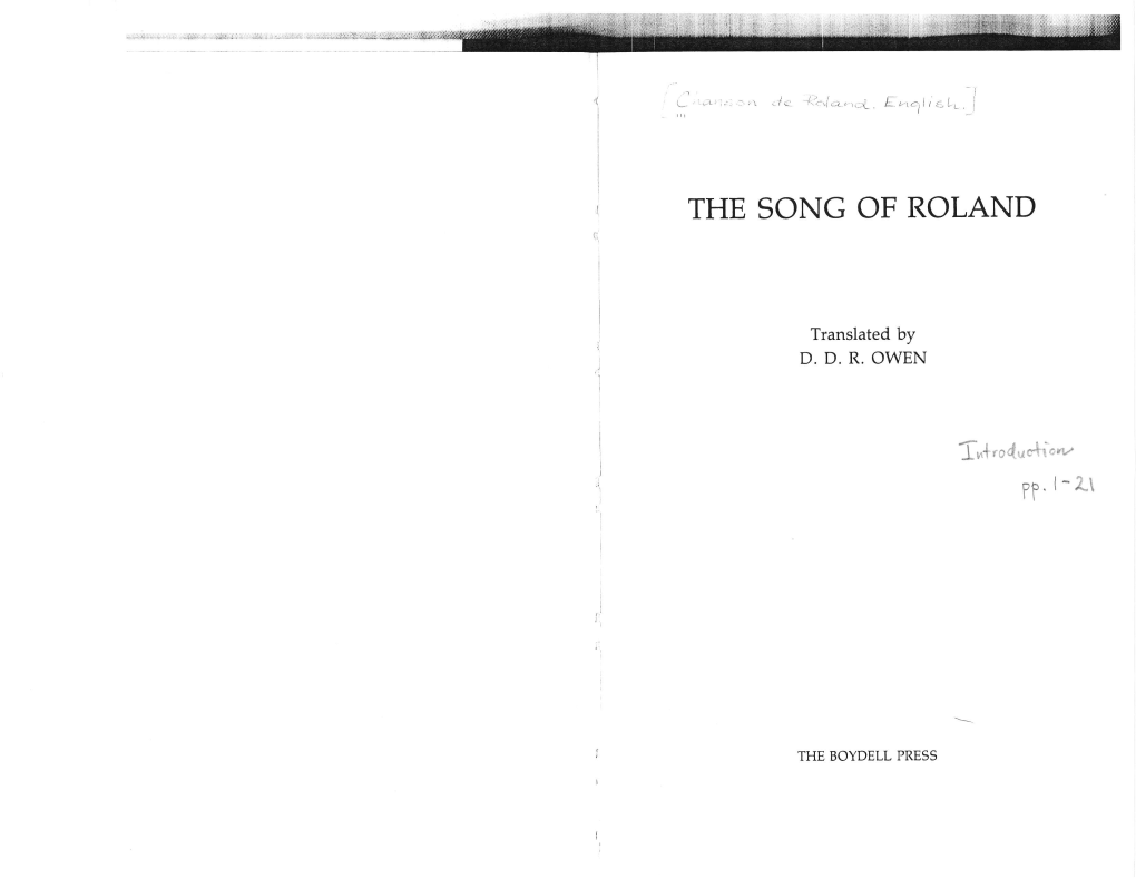 The Song of Roland