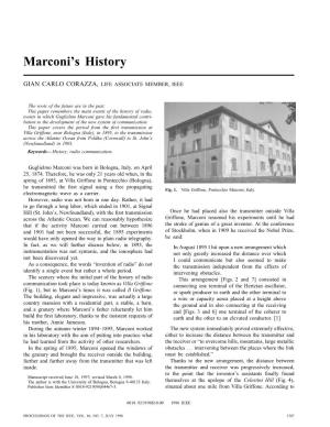 Marconi's History