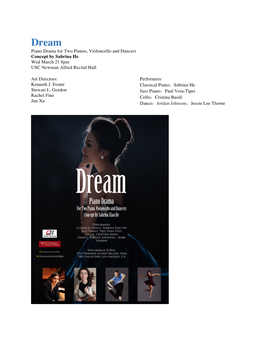 Dream's Synopsis and Program