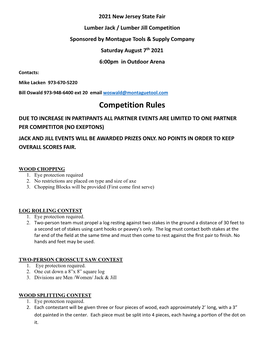 Competition Rules