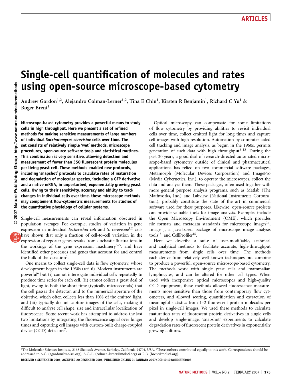 Single-Cell Quantification of Molecules and Rates Using Open-Source