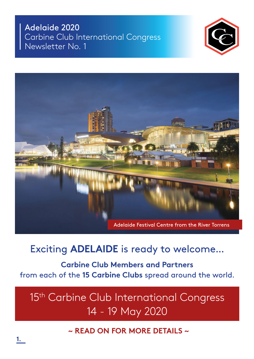 15Th Carbine Club International Congress 14 - 19 May 2020