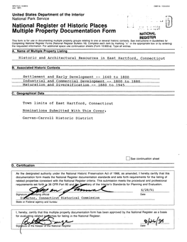 Continuation Sheet ^ East Hartford, CT