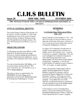 Bulletin 38 October 2000