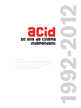 20 Ans De Cinéma Indépendant