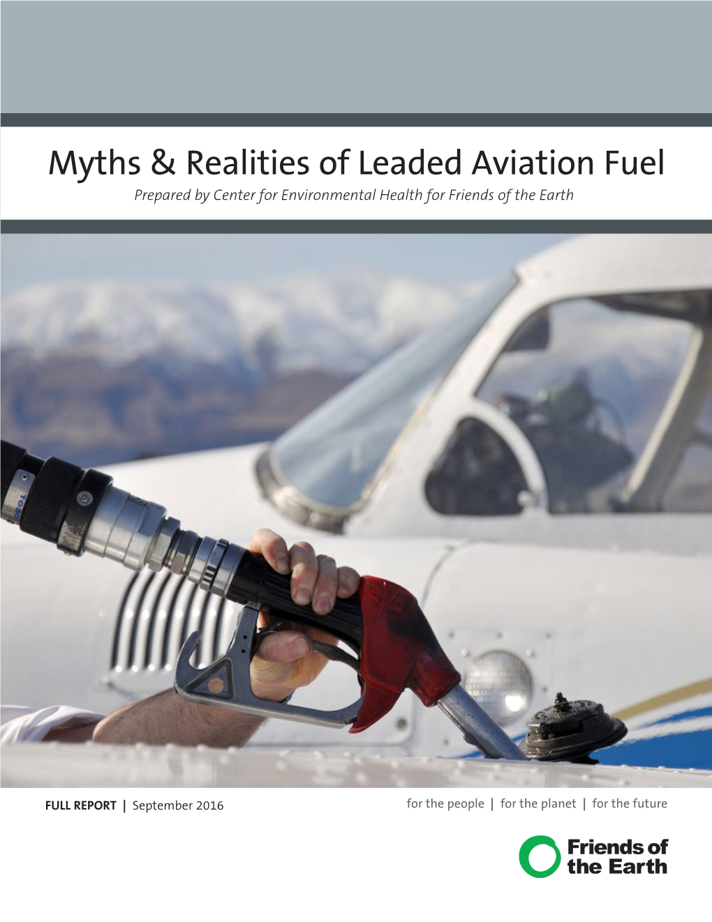 Myths & Realities of Leaded Aviation Fuel