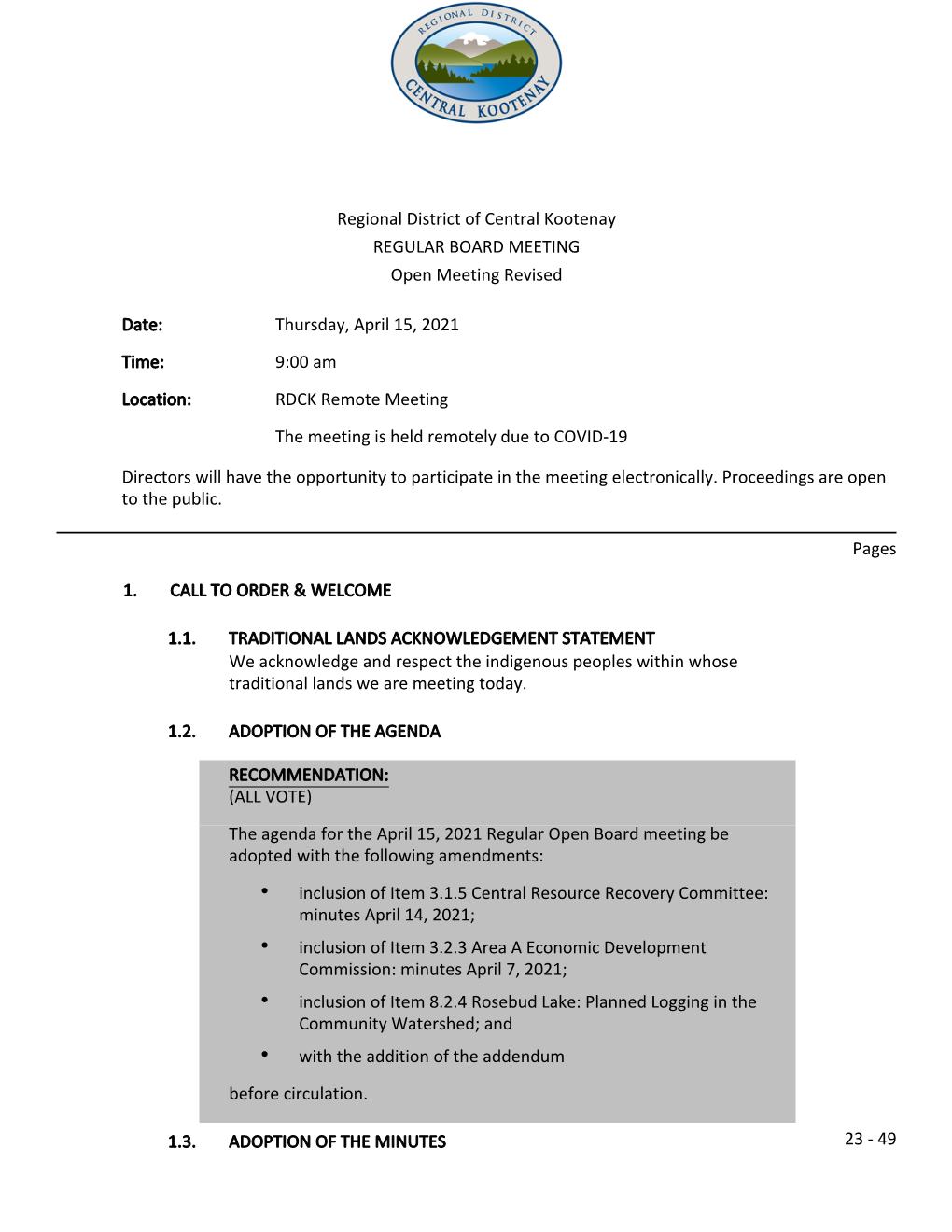 2021-04-15 Board Addenda