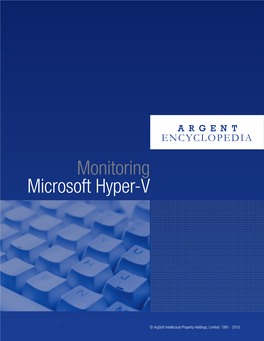 Monitoring Microsoft Hyper-V ENCYCLOPEDIA