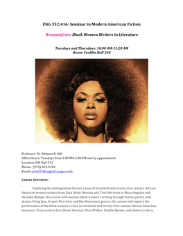 Black Women Writers in Literature