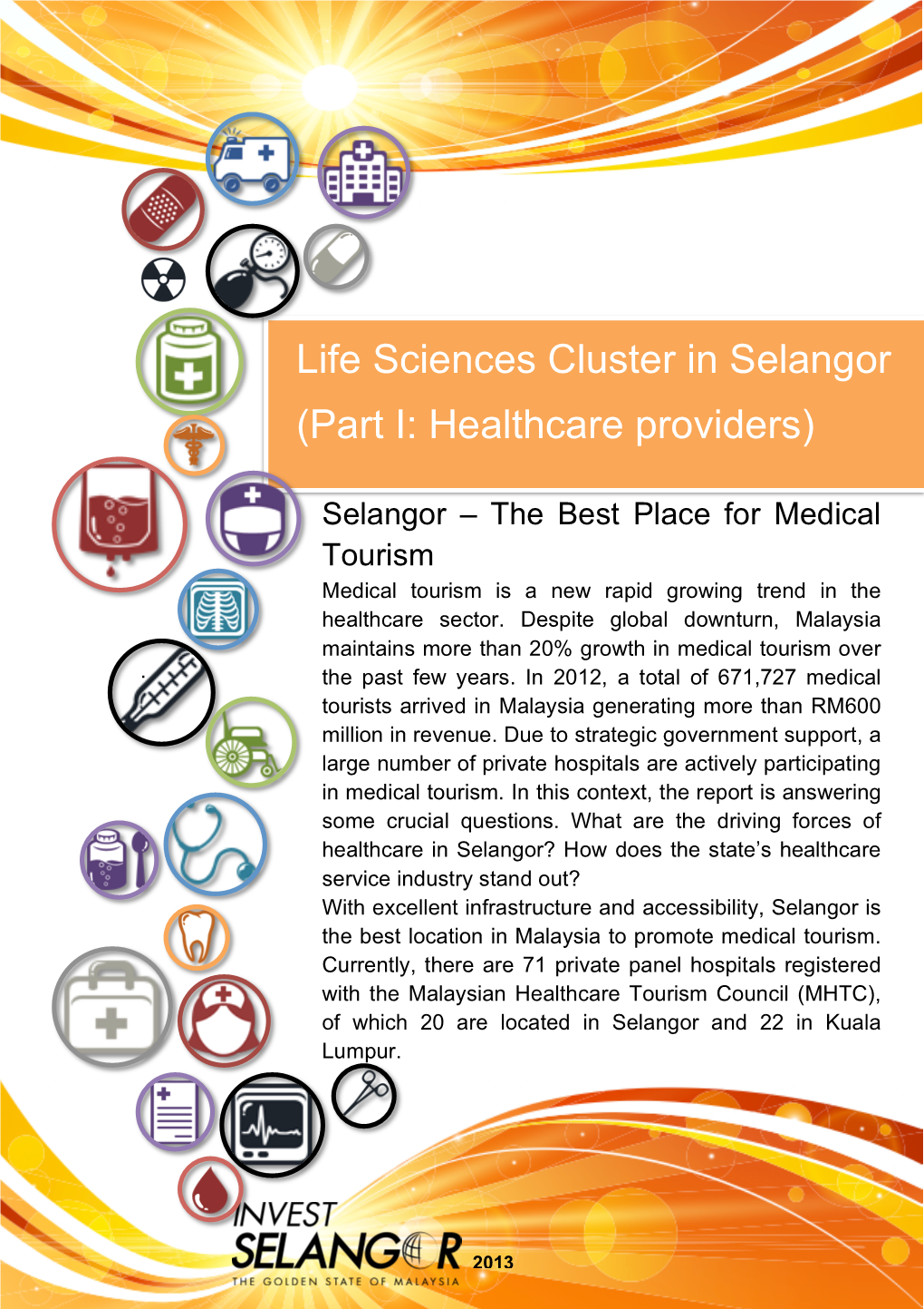 Life Sciences Cluster in Selangor (Part I: Healthcare Providers)