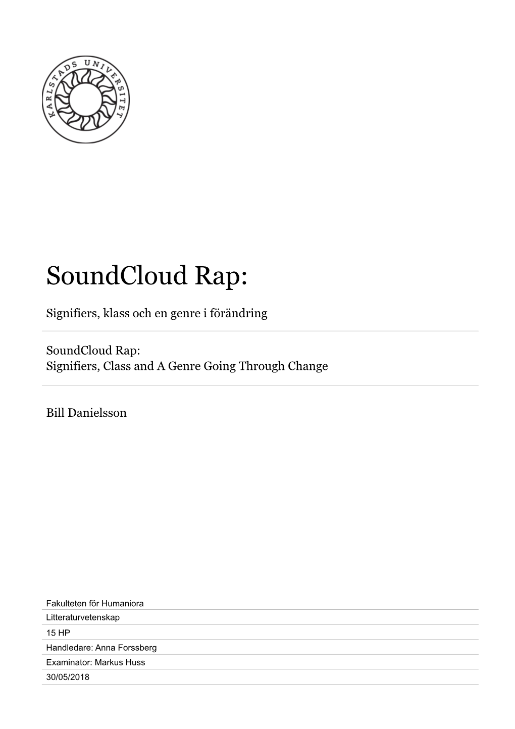 Soundcloud Rap