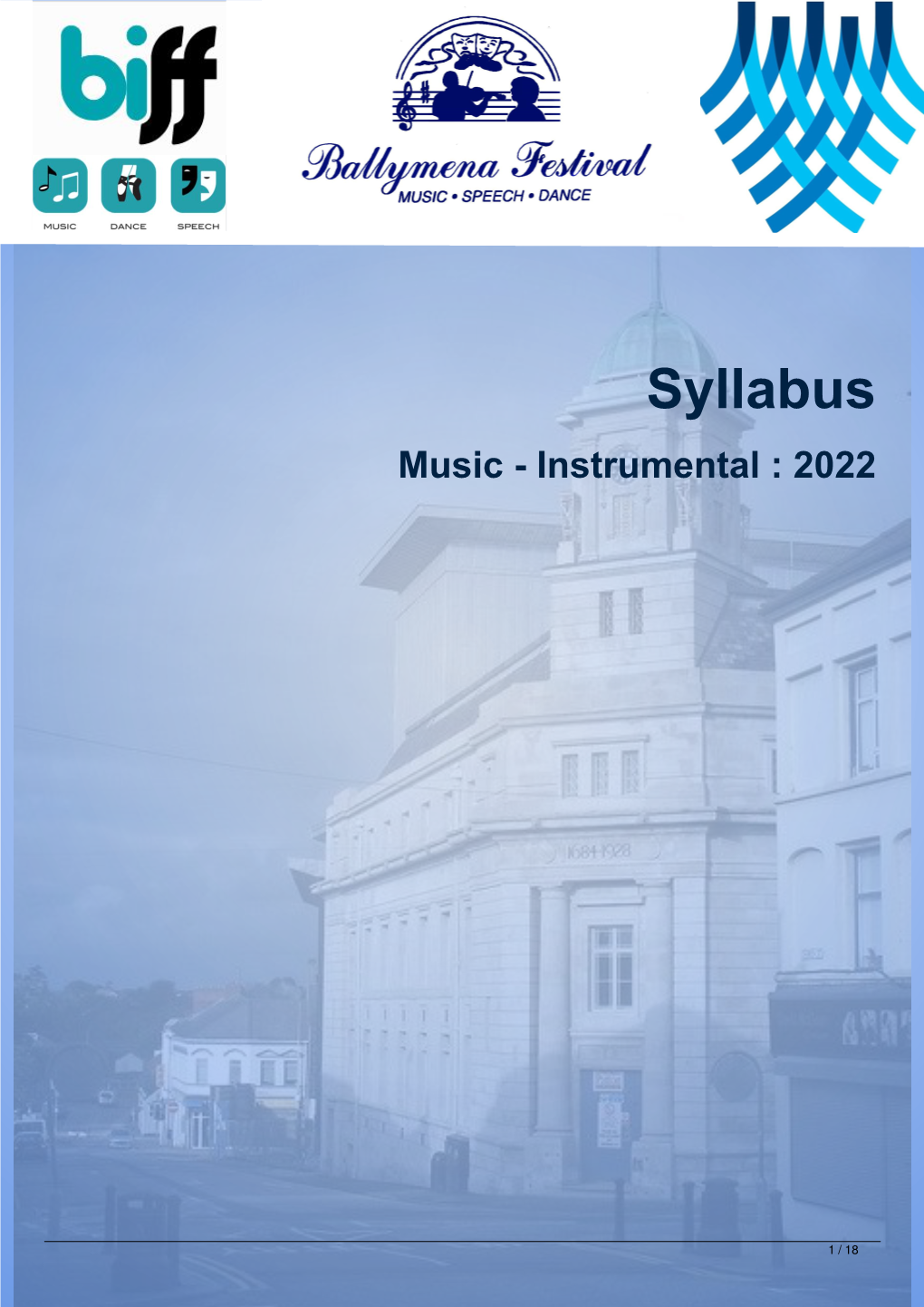 Music - Instrumental Syllabus 2022