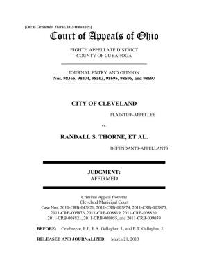 Cleveland V. Thorne, 2013-Ohio-1029.]