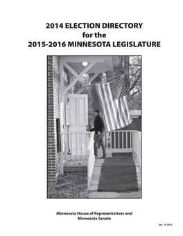 2014 Election Directory of the 2015-2016 Minnesota Legislature