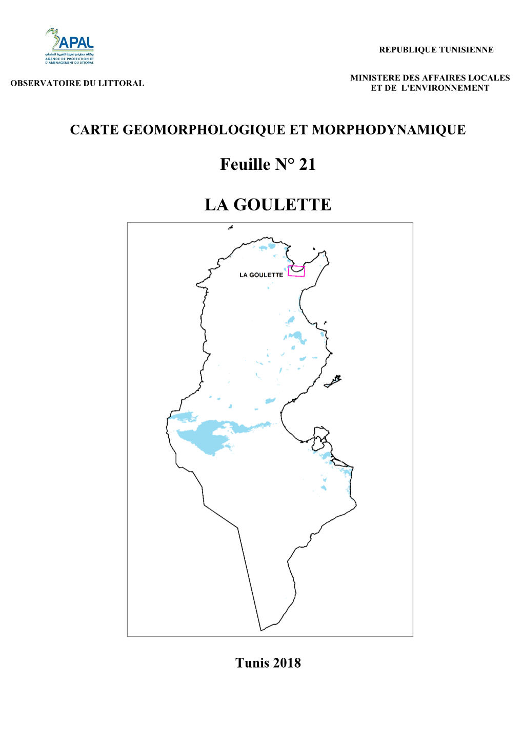 Feuille N° 21 LA GOULETTE