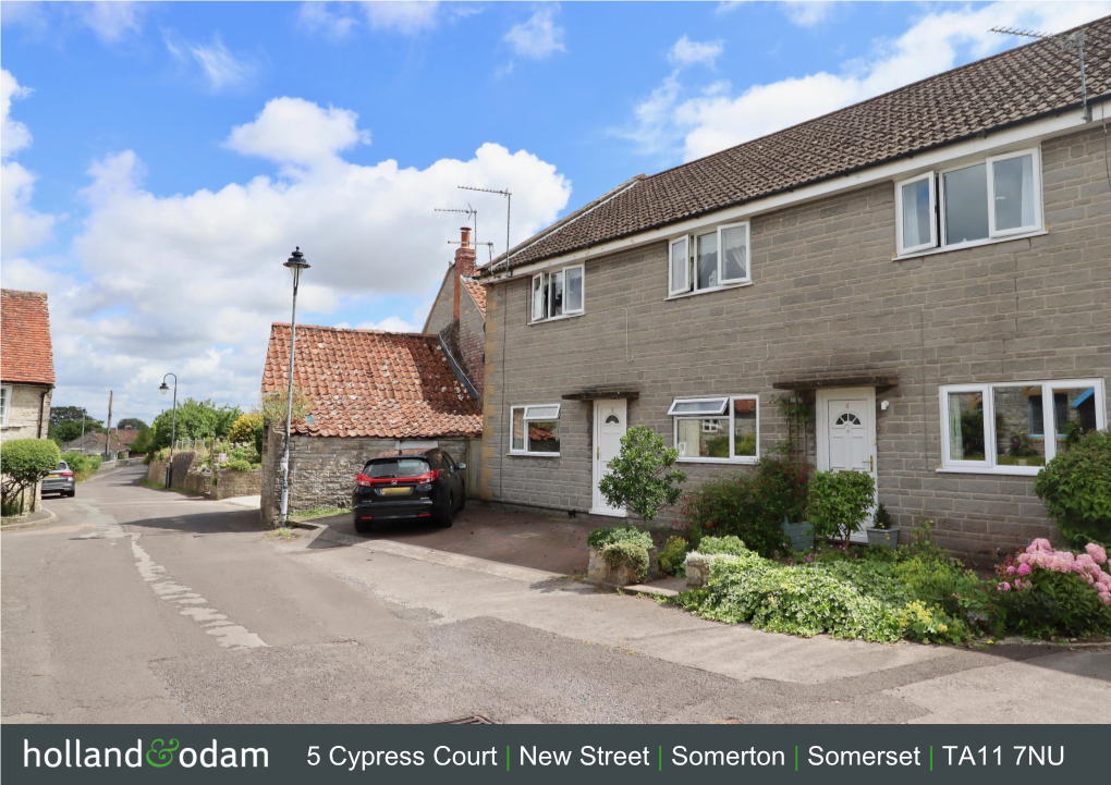 5 Cypress Court | New Street | Somerton | Somerset | TA11 7NU £132,950