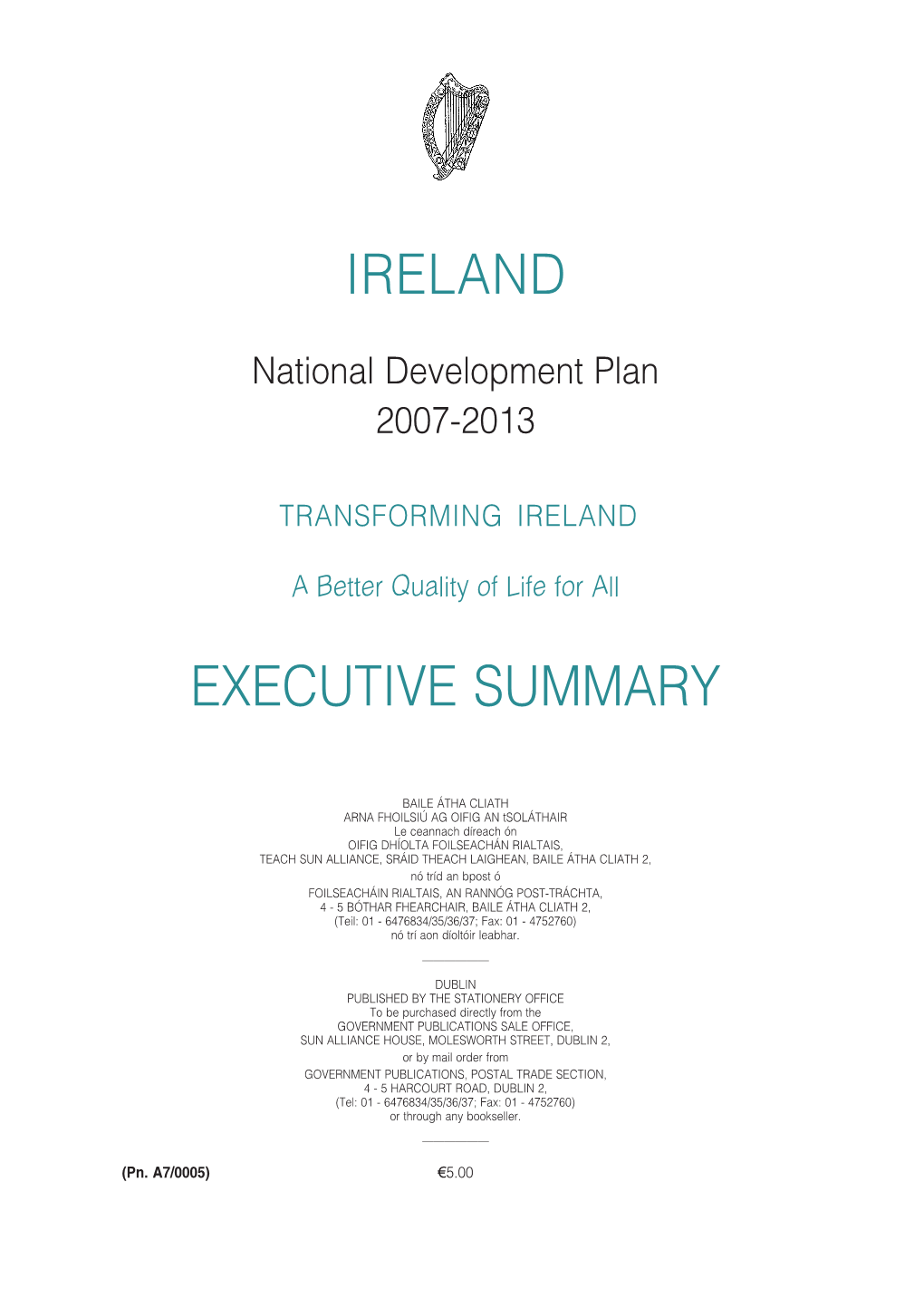 National Development Plan 2007-2013