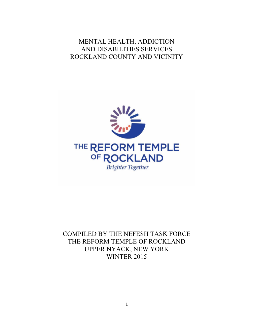 Mental Health, Addiction and Disabilities Services in Rockland
