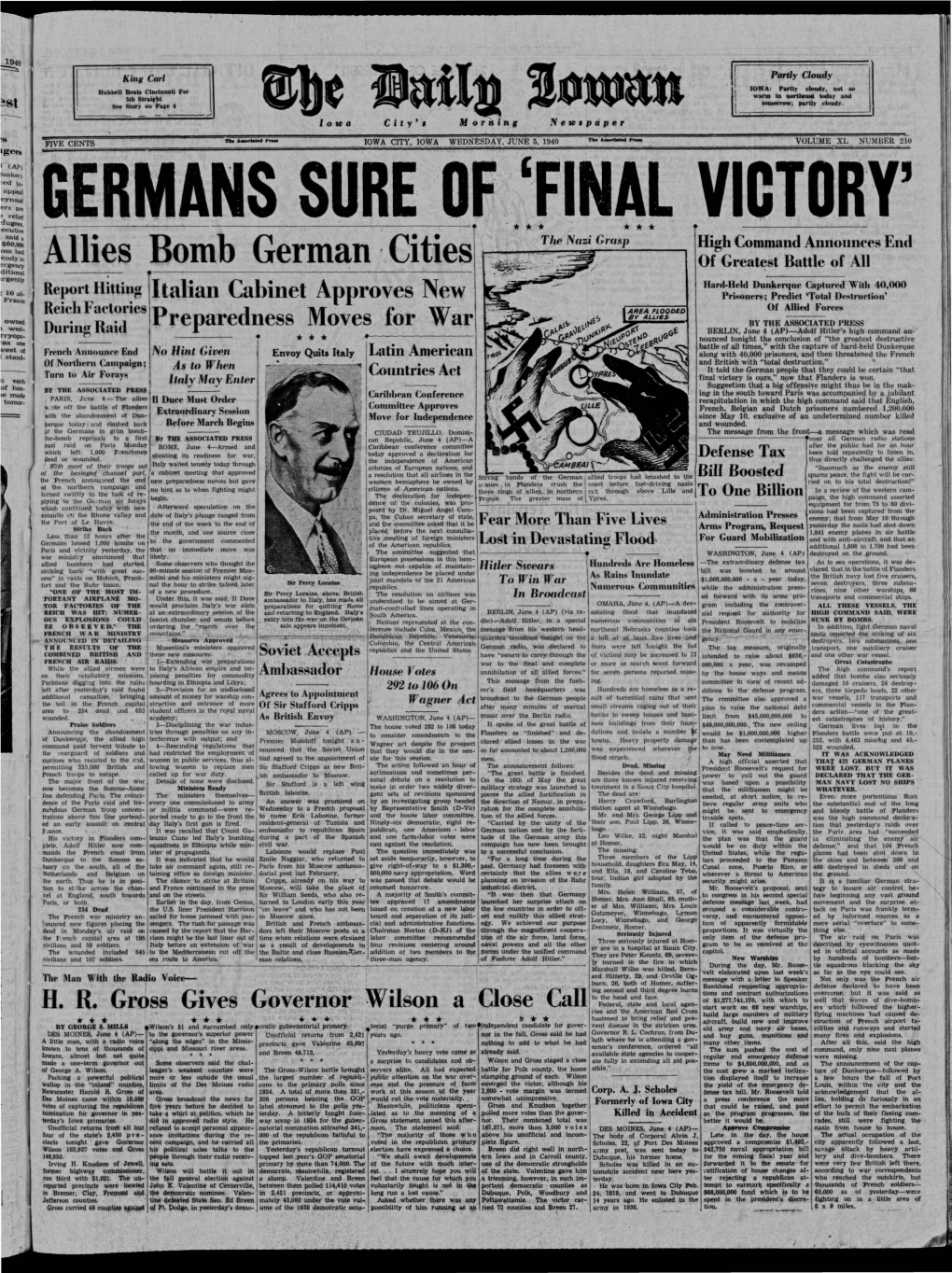 Daily Iowan (Iowa City, Iowa), 1940-06-05