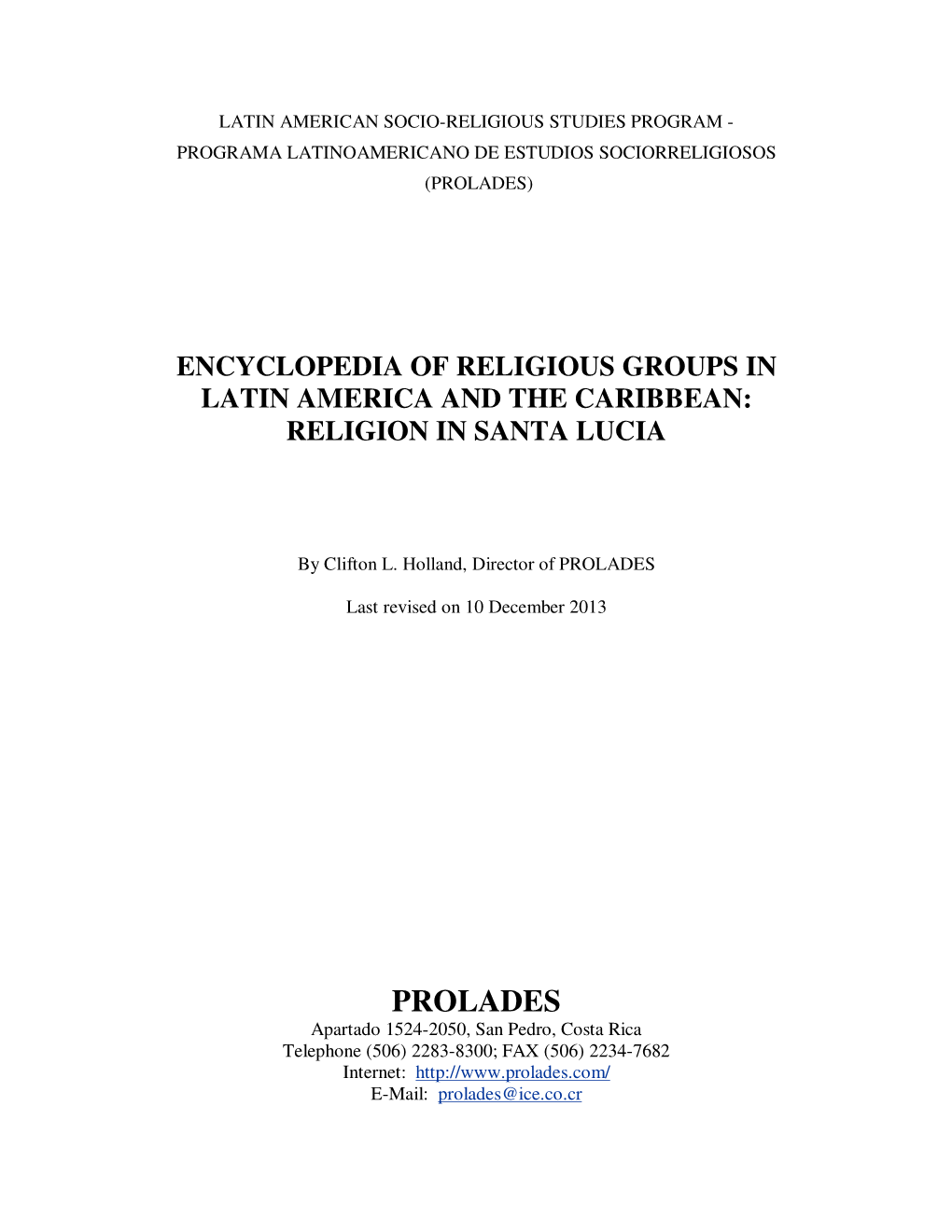Religion-St-Lucia-2013-Eng.Pdf