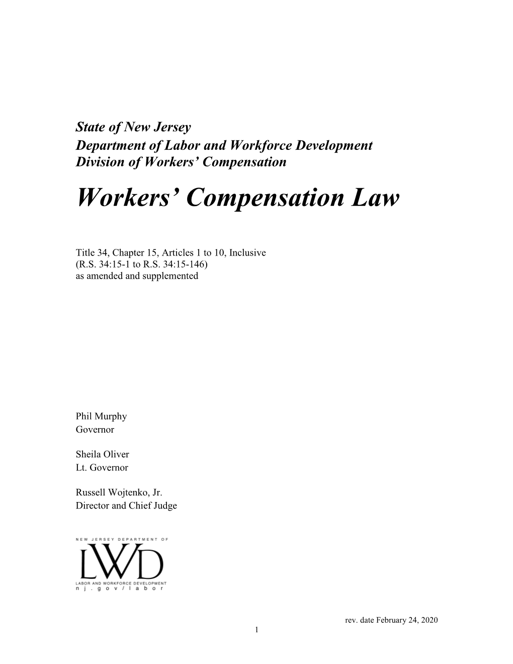 Workers' Compensation Judges, Certain