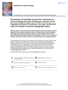 Prevalence of and Risk Factors For