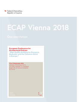 ECAP Vienna 2018