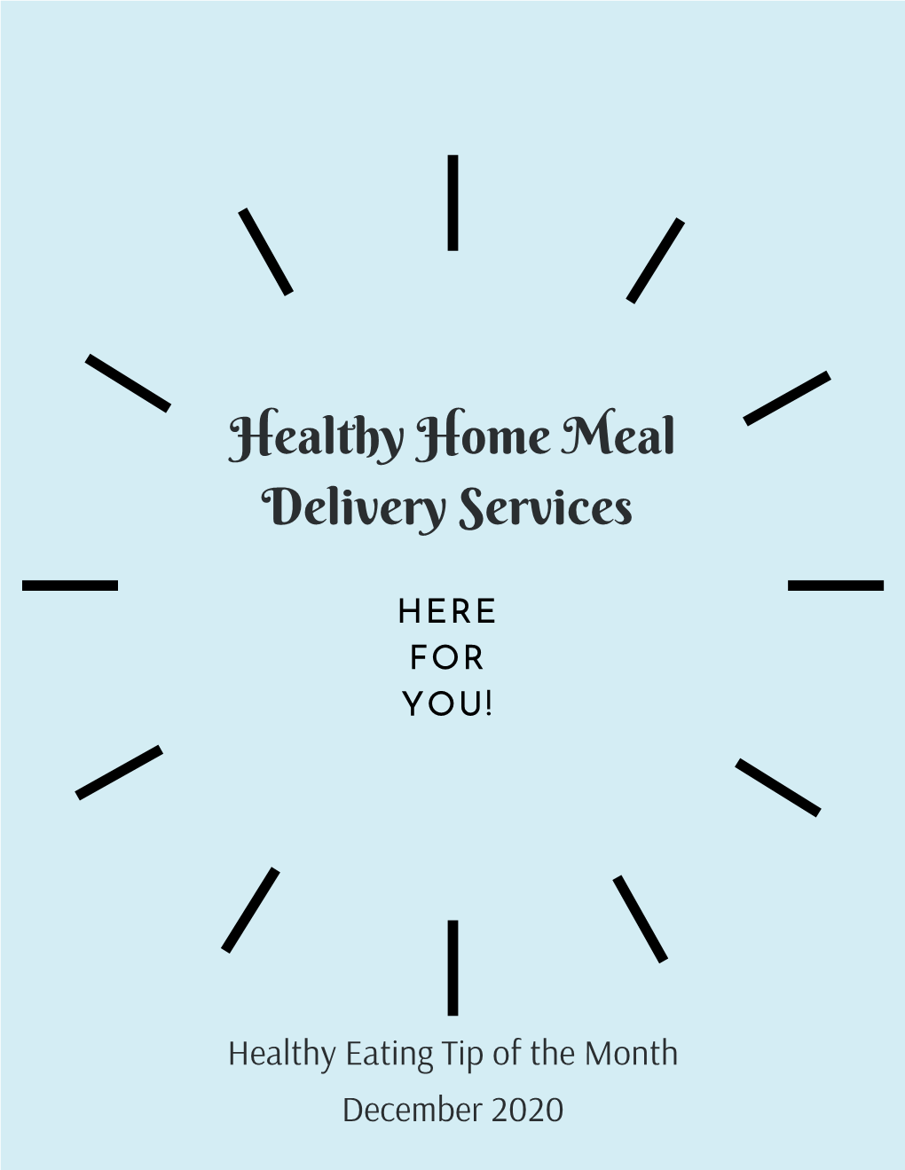 Healthy Home Meal Delivery Services