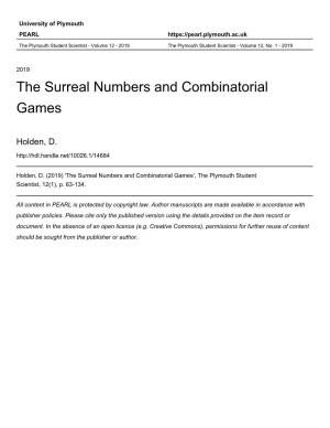 The Surreal Numbers and Combinatorial Games