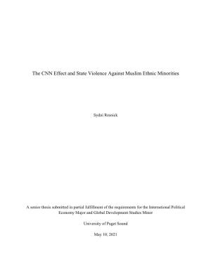 The CNN Effect and State Violence Against Muslim Ethnic Minorities