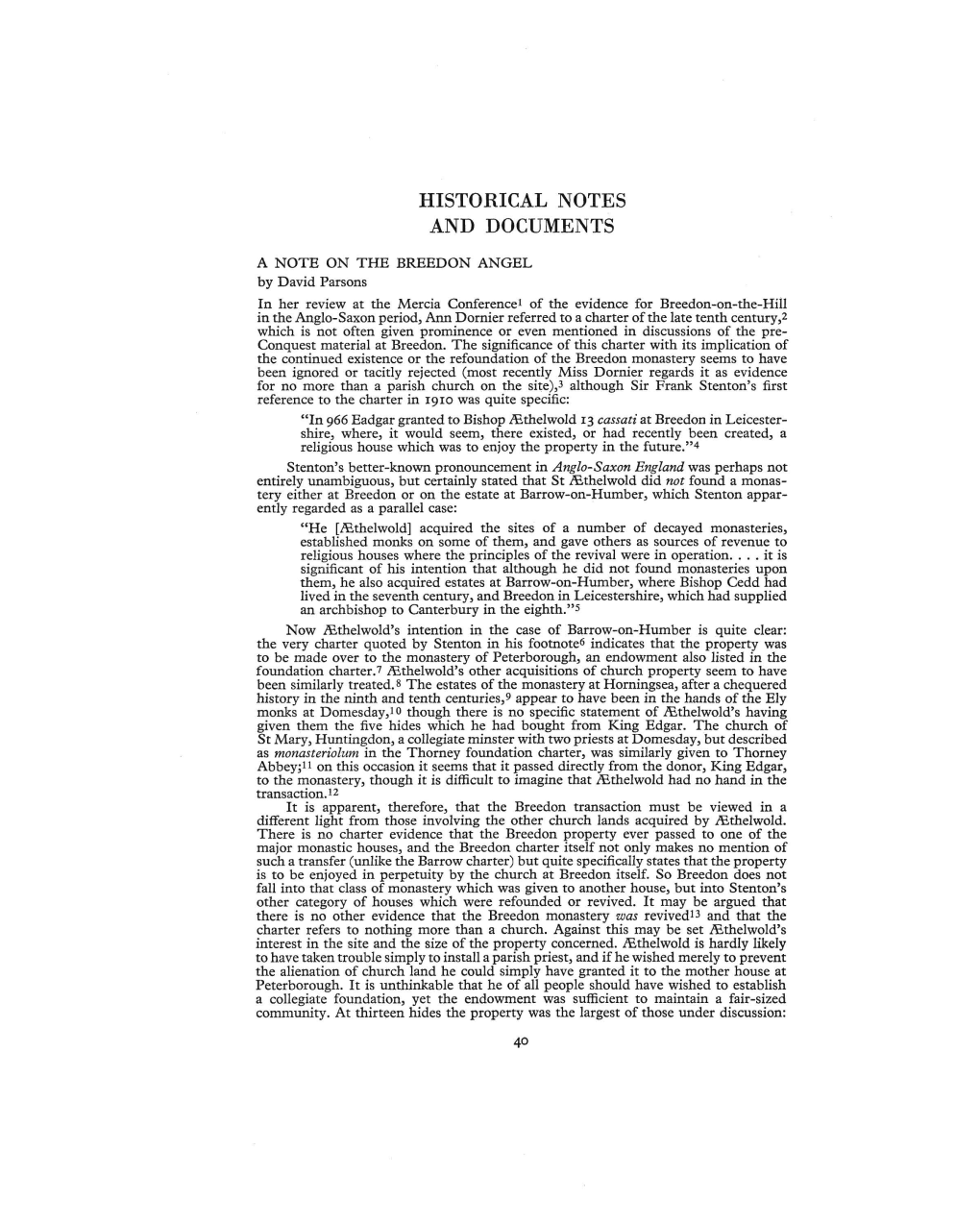 Historical Notes and Documents Pp.40-55