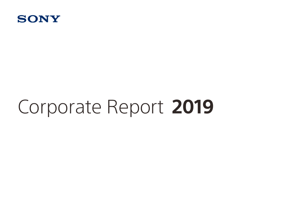 Corporate Report 2019