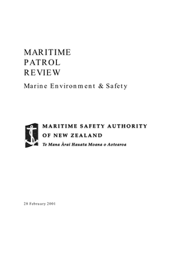 Report: Maritime Patrol Review, Marine Environment and Safety