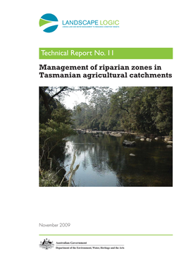 Management of Riparian Zones in Tasmanian Agricultural Catchments