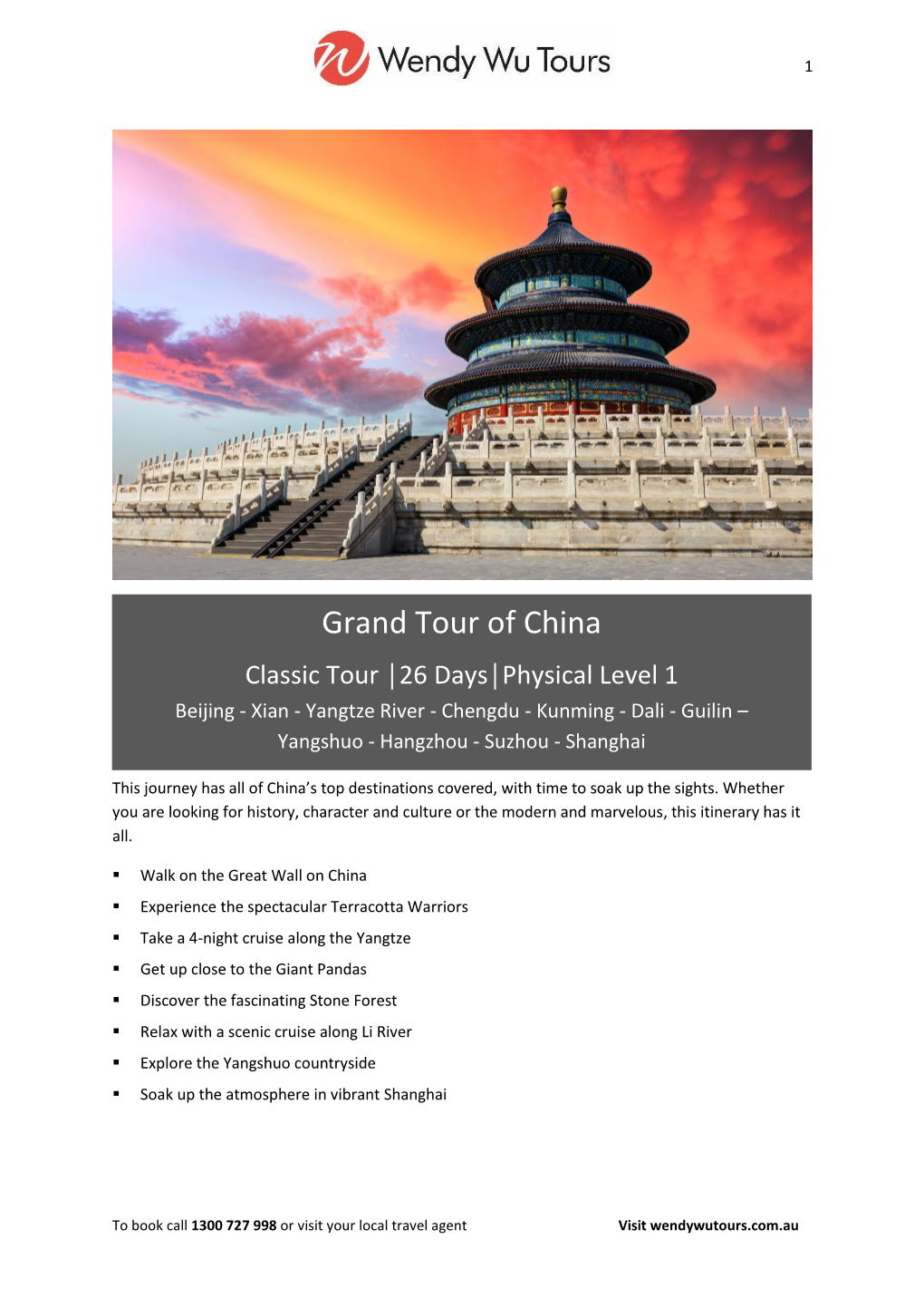 Grand Tour of China