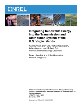 Integrating Renewable Energy Into the Transmission and Distribution System of the U.S