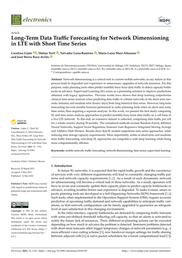 Long-Term Data Traffic Forecasting for Network Dimensioning in LTE With