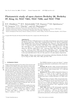 Photometric Study of Open Clusters Berkeley 96, Berkeley 97, King 12