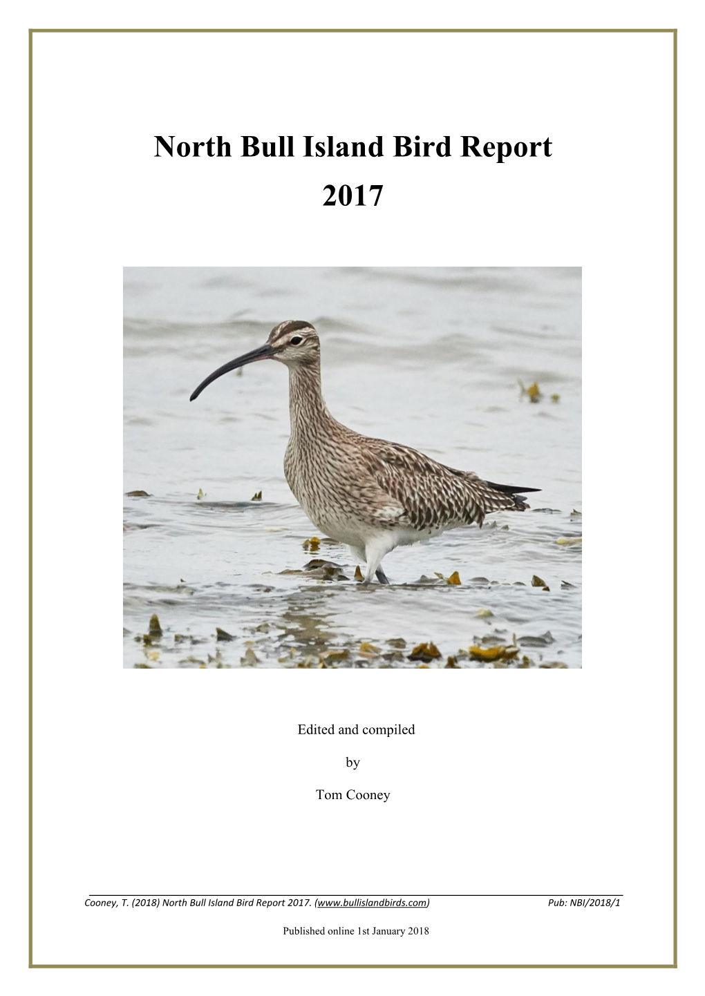 North Bull Island Bird Report 2017