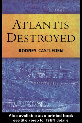 Atlantis-Destroyed-Castleden.Pdf